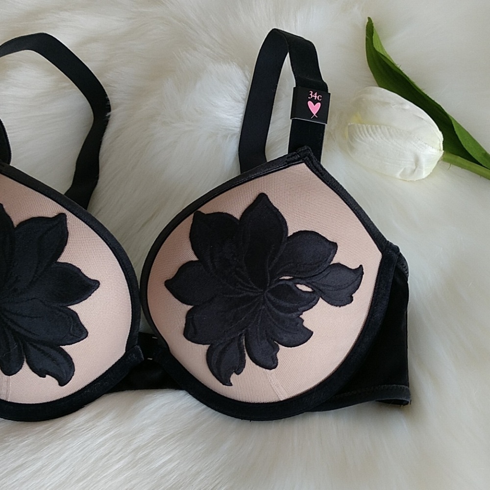 Size 34Cā¤ļø VICTORIA'S SECRET PUSH-UP BRA - Picture 3 of 6